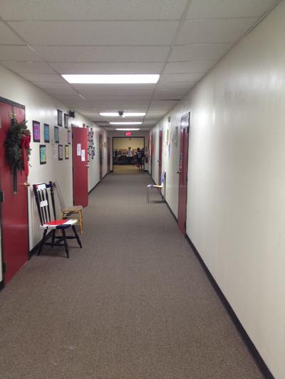 The Elementary School hallway